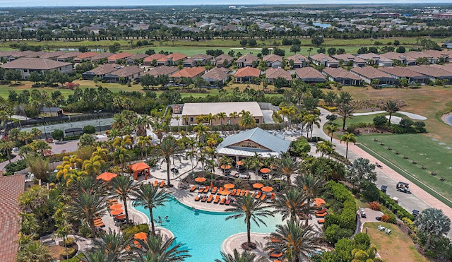 Dive into the luxurious pool at Esplanade, symbolizing the pinnacle of active community living in Lakewood Ranch.