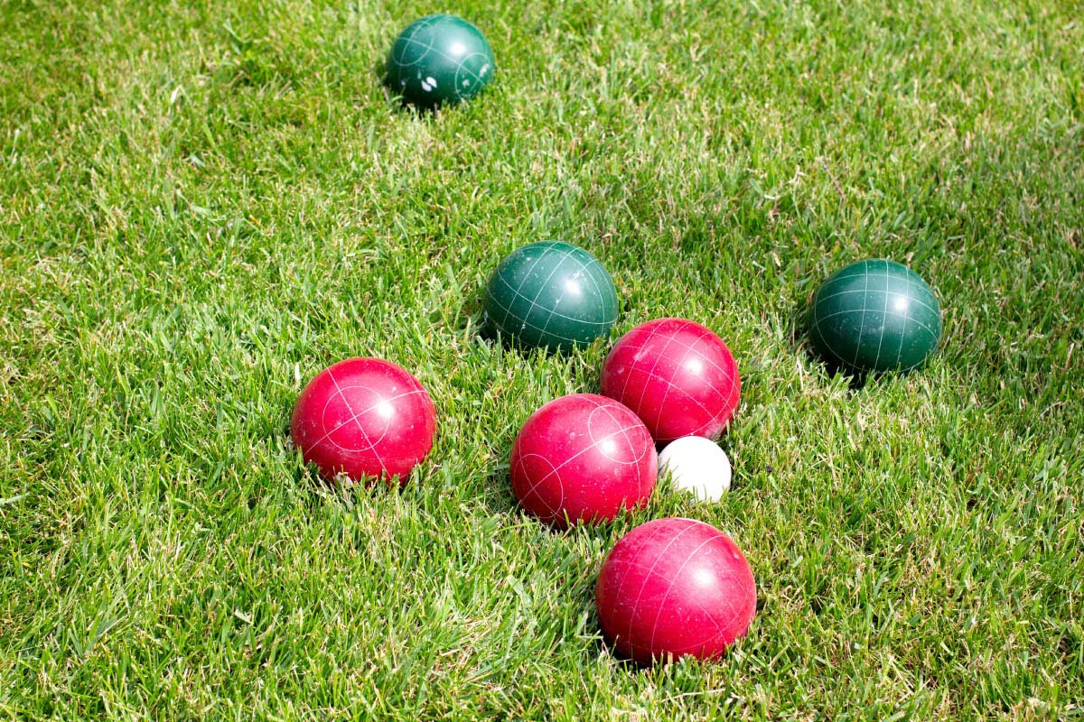 Community members enjoying a game of bocce in Lakewood Ranch, showcasing the area's vibrant event scene.