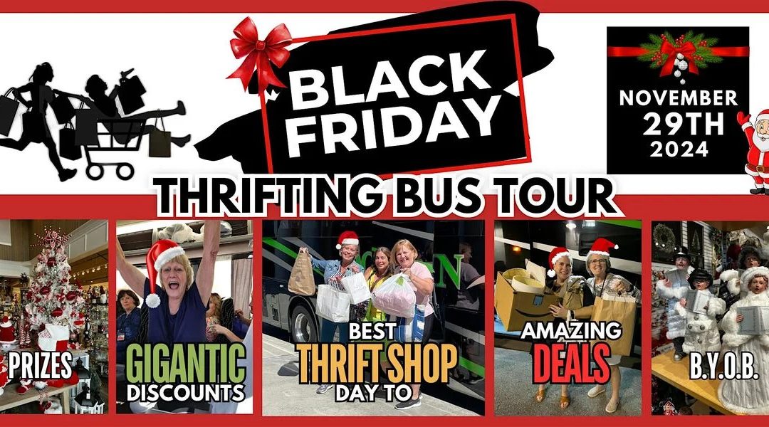 Thrifting Adventure Awaits: Black Friday Bus Tour in Lakewood Ranch, Florida